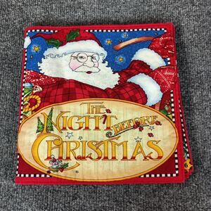 Mary Engelbreit Cloth Book The Night Before Christmas Santa Holiday Kids Quiet